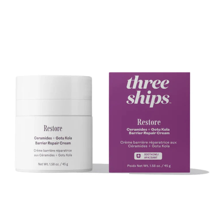 Three Ships Restore Ceramides + Gotu Kola Barrier Repair Cream