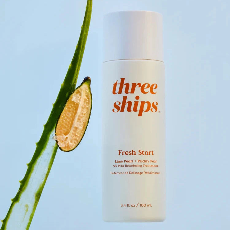 Three Ships Fresh Start Lime Pearl + Prickly Pear 5% PHA Resurfacing Treatment