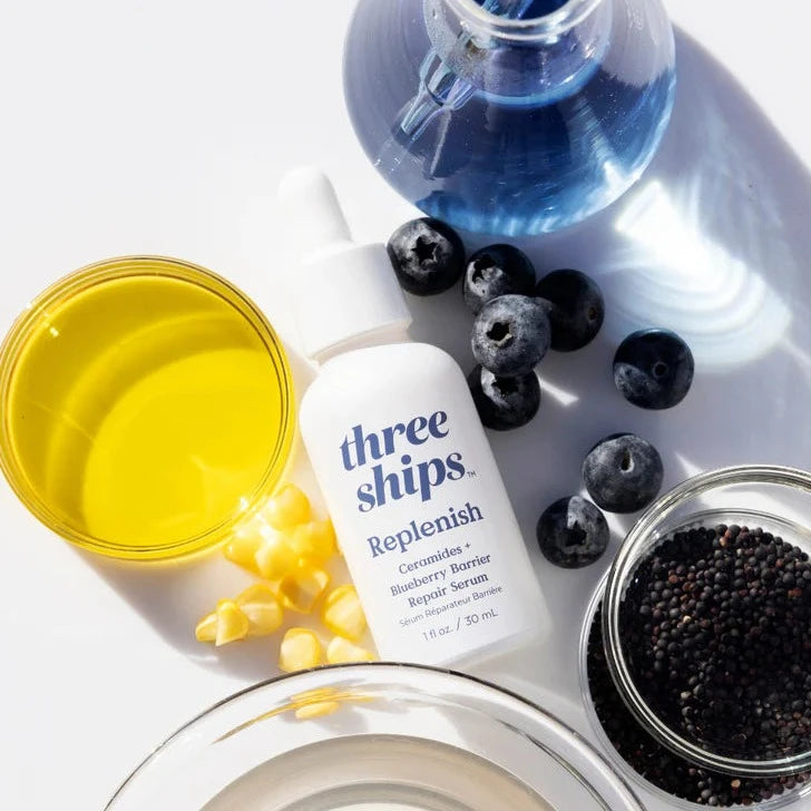 Three Ships Replenish Ceramides + Blueberry Barrier Repair Serum