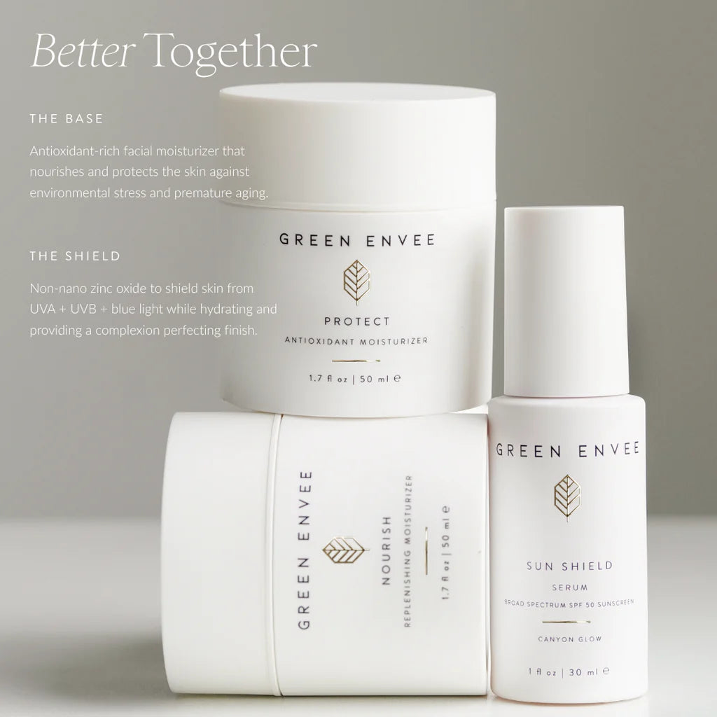 Green Envee Sun Shield Serum Broad Spectrum SPF 50 Sunscreen